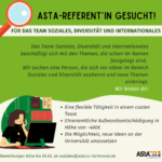 AStA-Referent*in gesucht! We’re looking for a representative!