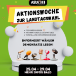 Aktionswoche zur Landtagswahl NRW