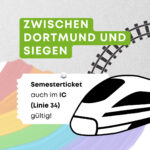 Use your semester ticket in IC trains